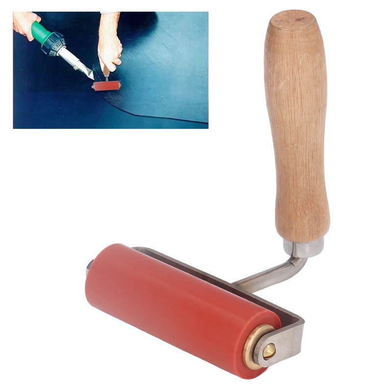 90mm 75° Bend Silicone Roller Handheld Pressure Roller Heat Resistant