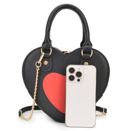 lola mae Heart Shape Bags for Women Top Handle Crossbody Handbag