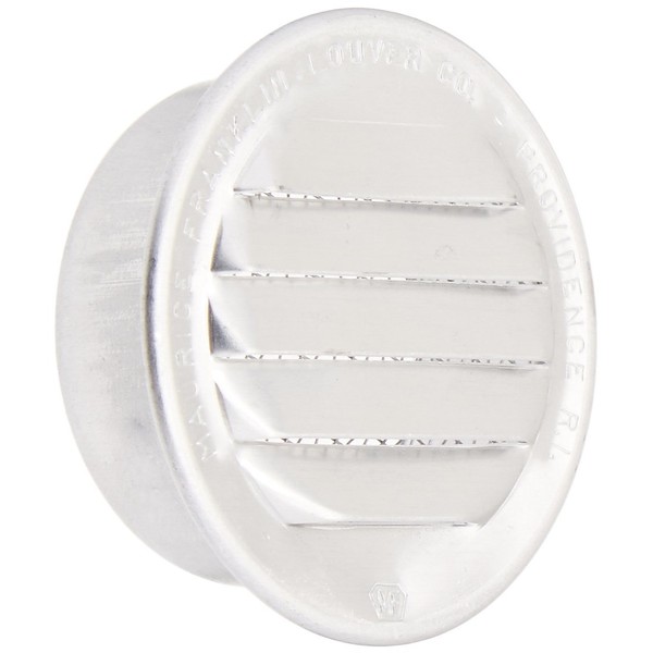 Maurice Franklin Louver-1.5" Round Aluminum Louver with Insect Screen (Priced Per Bag of 6). Item# 1.5" RL-100