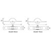 Roller Steel Trolley Sliding Door Fitting Wood Sliding Door Roller