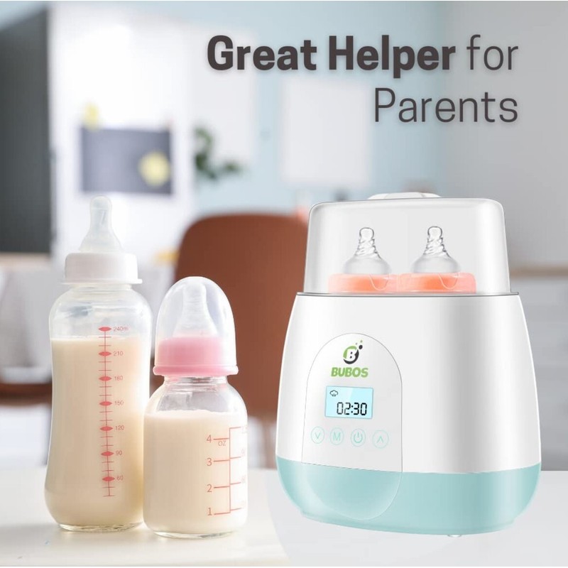 BUBOS Smart Fast Heating Automatic Baby Bottle Warmer for 2