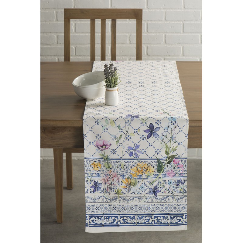 Maison d' Hermine Tablerunners 100% Cotton Decorative Easter Tablerunner Washable