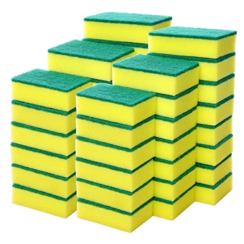 10 Pack Heavy Duty Kitchen Cleaning Sponges, Non-Scratch for Dish