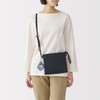 Muji 84475580 Nylon Mesh Compact Pouch, Blue, Approx. 2.8 x