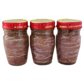 Scaria's Anchovy Fillet, 3.1 oz (80 g) x 3 Packs