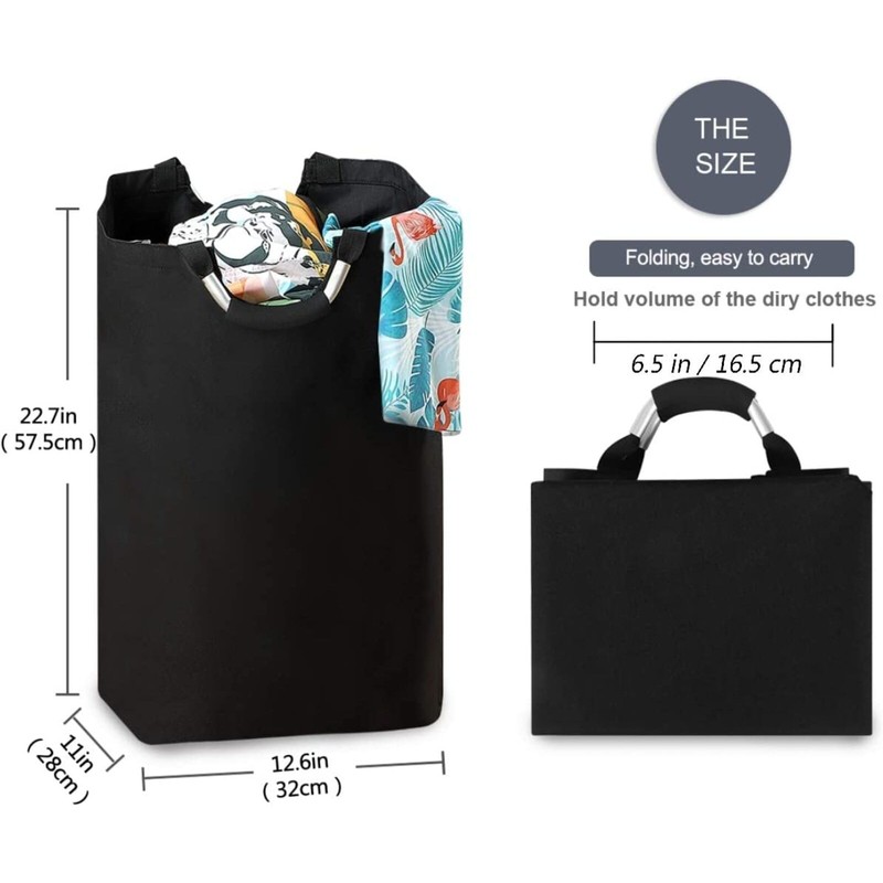 Gbuzozie Cesta de almacenamiento de ropa para lavandería, hogar, baño,