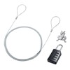 Sanwa Supply SL-95 Security Wire Dial Lock with Slot Multi