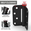 Treasem 1 Pack Self Closing Door Hinge, 3.5 Inch Spring