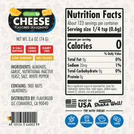 Flavor God Cheese Flavored Seasoning Mix, 2 Bottles, Premium All-Natural Spice Blend for Chicken, Seafood, Vegetables, Eggs, Ravioli, Tacos, & Pasta - Kosher, Dairy-Free, Gluten-Free, Keto Friendly