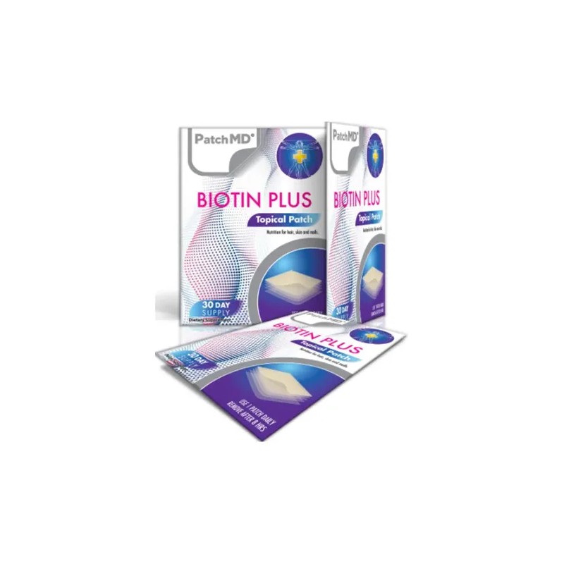 Biotina Plus Patch Biotin Cabello Parche Pack 30 Piezas