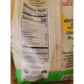 Late July Restraunt Organic Sea Salt Tortillas 10.1 oz bag