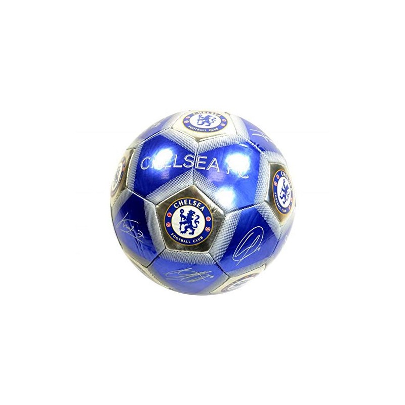 Hy-Pro International Ltd Chelsea Signature Football Blue Silver Size 5