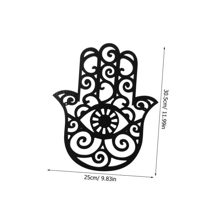 Mobestech Hamsa Hand Evil Decor Boho Hanging Decoration for Living