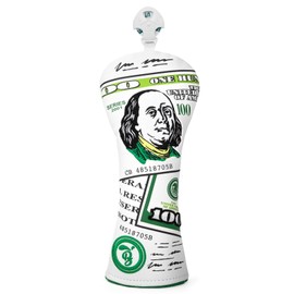 Golf Club Covers 3D Embroidery Hundred Dollars Driver Cover Fariway Wood Headcover Hybrid Head Covers Leather Golf Headcovers for Golf Clubs Most Brand (for Hybrid)