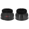 Covalliero Rubber Bell Boots with Fur Trim Black Size: Pony