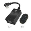 OSKOS Outdoor 3 Pack Outlets with Wireless Remote Control, 0.5ft