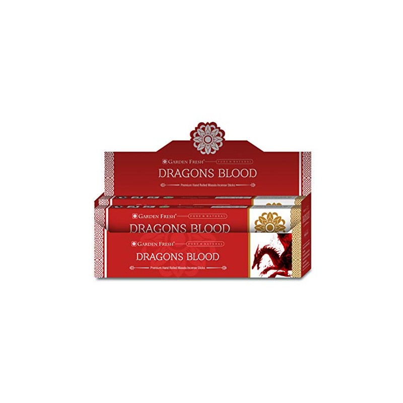 Garden Fresh : Premium Dragon's Blood Incense Sticks/Agarbatti - 180
