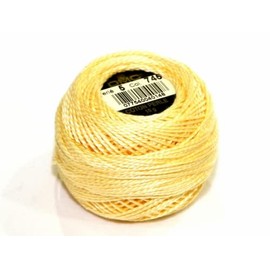 DMC Cotton Perle Thread Size 5 745 - per 10 Gram Ball