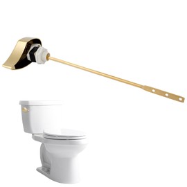 Hibbent Toilet Handle Tank Flush Lever Replacement Compatible with TOTOTHU004-CP Trip Lvr for ST701, CST854, CST884, Side Mount Toilet Tank Flush Lever, Gold