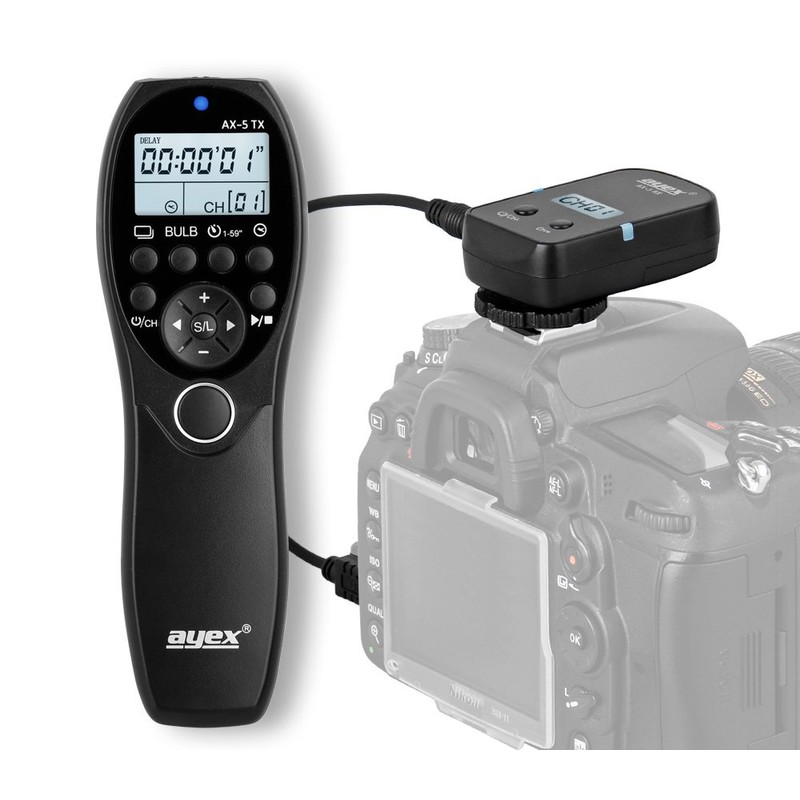 ayex Wireless Timer Remote Shutter Release AX-5 Compatible with Sony