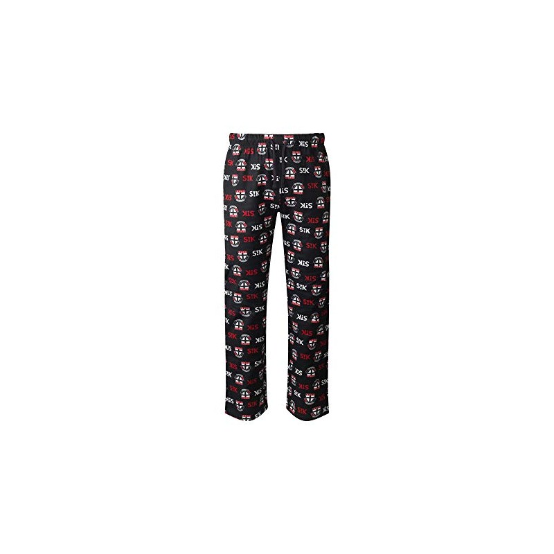 St Kilda Saints Mens Flannelette Sleep Pants Size:2XL