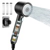 Carehabi Doccino per Doccia Soffione Doccia con Tubo 1.5M 3