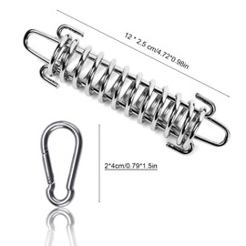 Pack of 6 Springs for Awning, Camping Tent, Tension Springs, High-Strength Tension Spring, Awning, Tension Spring, Stainless Steel Tents, Accessories, Tension Spring for Tents, Awnings, Camp