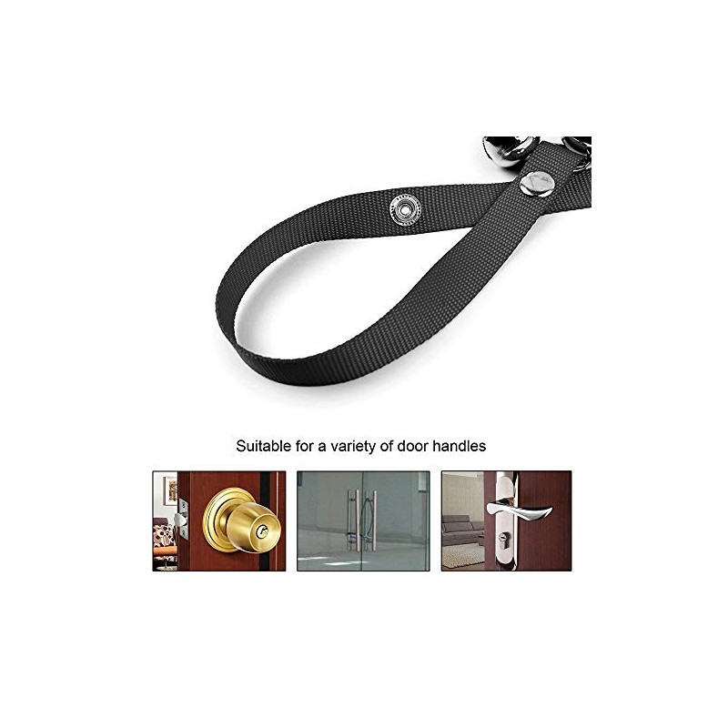 TOP-MAX Potty Training Dog Doorbells Adjustable Dog Training Bells Nylon