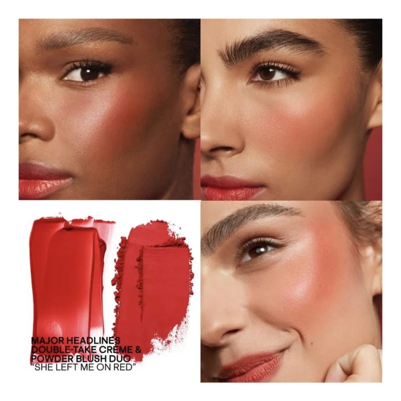 Patrick Ta Crème & Powder Blush Duo - She Left