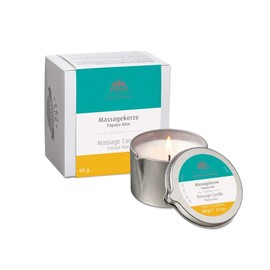 PINO Natural Spa Therapy Scented Massage Candle, Papaya Aloe, 2.1 oz