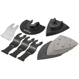 CRAFTSMAN General Purpose Oscillating Tool Set with Case, 16 Pcs (CMAO516)