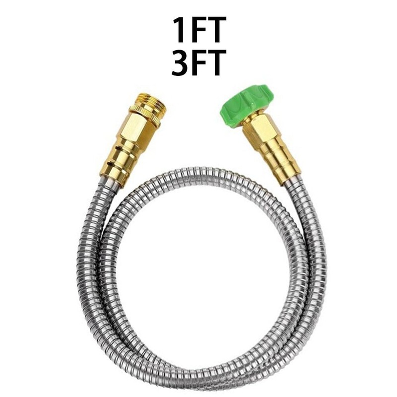 Stainless Steel Garden Hose Extender for Easy Maneuvering in Gardening