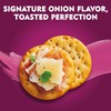 Toasteds Crackers, Party Snacks, Lunch Snacks, Savory Onion (6 Boxes)