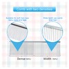 Andiker Dog Comb, Stainless Steel Combs with Rounded Teeth, Metal