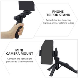 Mobestech Tripod Small Camera Tripod Stand Action Camera Clamp Holder Mini Action Holder Flexible for Video Photography