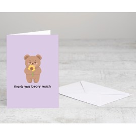 BYANIKA A6 Thank You Cards Gratitude Thanks Appreciation Card For Best Friend Colleague For Helping Me Your Help Support Cute