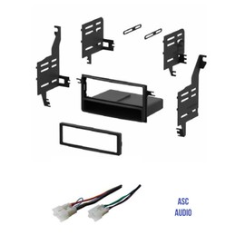 ASC Single Din Car Stereo Install Dash Kit and Wire Harness for 2005-2010 Scion tC, 2004-2006 Scion xA, 2004-2014 Scion xB, 2008-2014 Scion xD, 2007-2014 Toyota FJ Cruiser, 2007-2011 Toyota Yaris