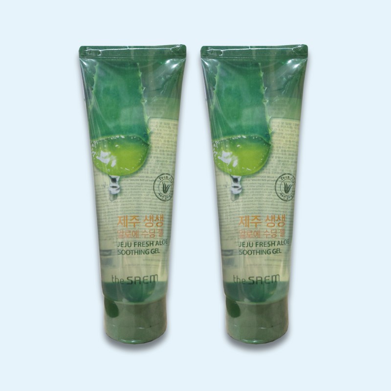 The Saem Jeju Fresh Aloe Soothing Gel Tube 250ml x