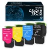 78C1X CS421H High Yield Toner Cartridge Remanufactured 78C1XK0 78C1XC0 78C1XM0