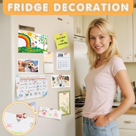 WUDIME 20Pcs Rose Gold Refrigerator Magnets, Strong Magnets for Whiteboard, Fridge Magnet Adults, Magnet Fridge, Small Magnets for Kitchen, Office, Classroom