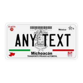 PROJECKT placas de Michoacan personalizada