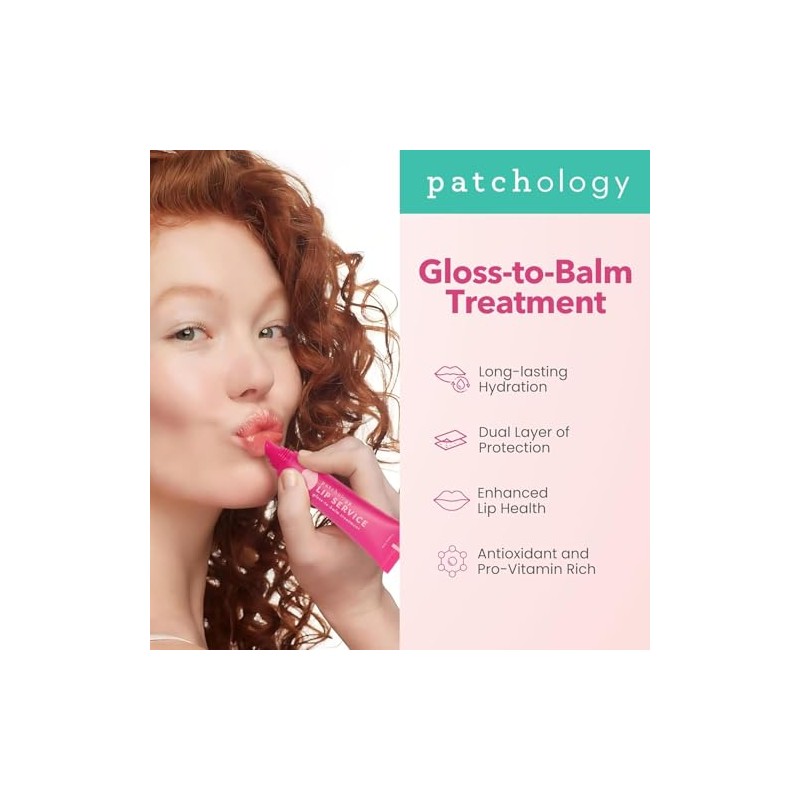 Patchology Lip Service Gloss-to-Balm - Bálsamo labial hidratante con vitamina