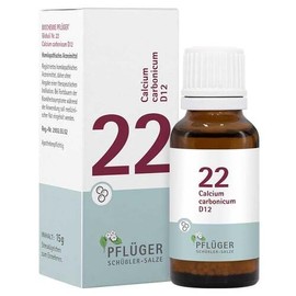 Biochemie Pfl ger Globules No. 22 Calcium Carbonicum D12, 15