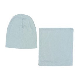 TupTam Hat and Scarf Kids Set - Soft Scarf Hat Set Kids for Autumn and Winter, Ribbed fabric mineral green