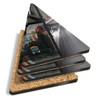4 x Triangle Coasters - Trains Train Spotter Tracks Station