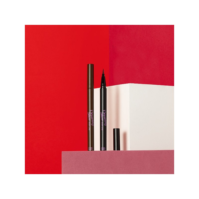 Etude Drawing Show Brush Liner, BK801 Black Heart / 에뛰드