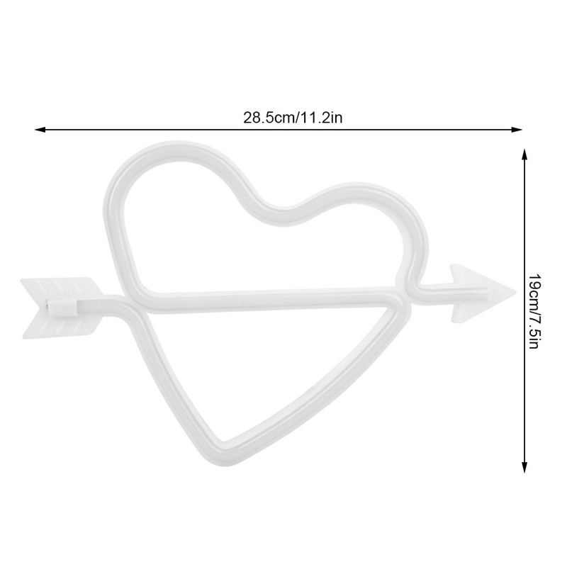 Adorable Heart shape LED Light Decorative Wall Hanging Lamp for