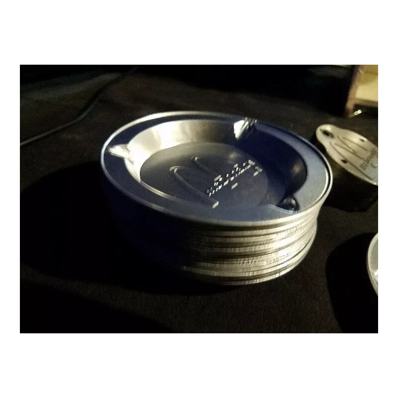 McDonald's Vintage Aluminum Ashtrays 3.5" Wide (4 trays included)