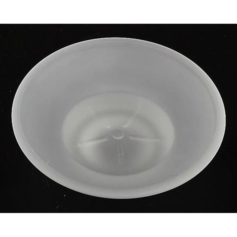 Frosted Glass Soap Dish Round Bathroom Replacement Soap Holder 2