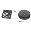 5W Chicken Coop Exhaust Ventilation Fan Monocrystalline Silicon Pet Cat